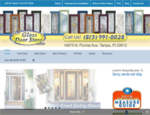 Tablet Screenshot of glassdoorstampa.com